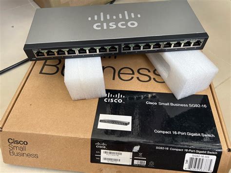 Cisco 16 port gigabit switch SG92-16, Computers & Tech, Parts ...