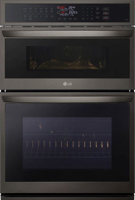 LG 30” PrintProof® Black Stainless Steel Electric Built In Oven/Microwave Combo | Van's Value ...