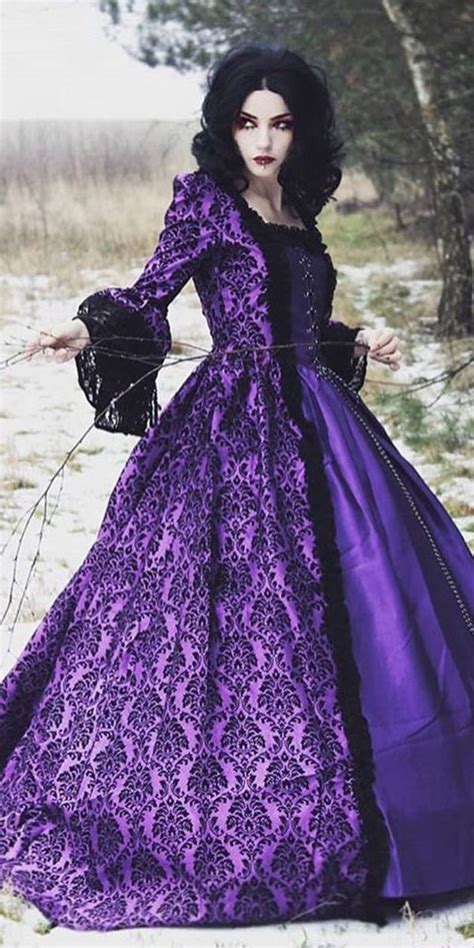 Purple Gothic Wedding Dress | Dresses Images 2022