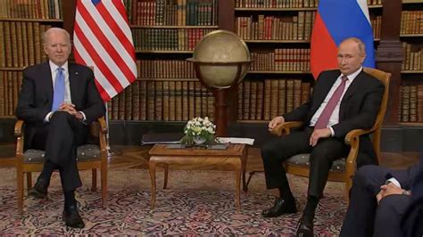 Video Biden and Putin meet with the press before high-stakes summit ...