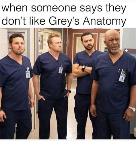 three men in scrubs standing next to each other with the caption, when ...