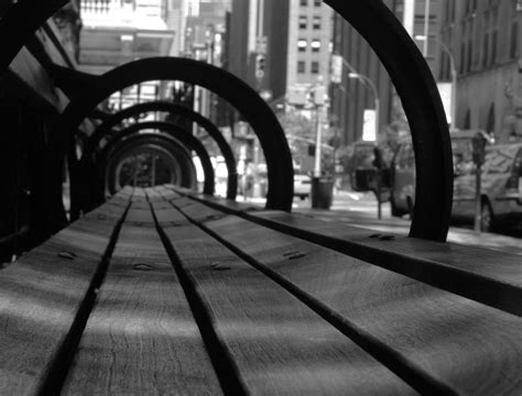 Free Images : black and white, road, bench, seat, city, new york, transport, lane ...