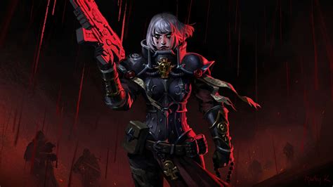 3840x2160 Resolution Sisters of Battle Warhammer 4K Wallpaper ...