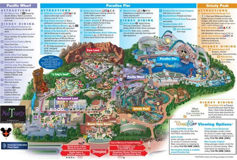 Disney California Adventure Park Map