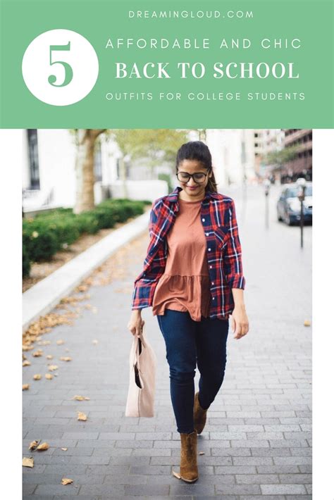 Affordable Back to School Outfits for College Students | Dreaming Loud