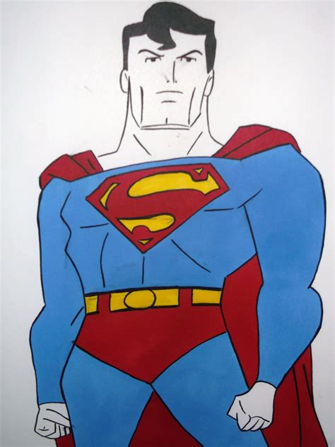 Cartoon Superman Drawing at GetDrawings | Free download