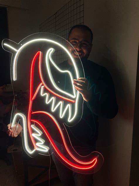 Venom Marvel Characters Neon Sign Animation Neon Light Neon - Etsy