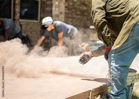 stamped concrete stamping Stock Photo | Adobe Stock