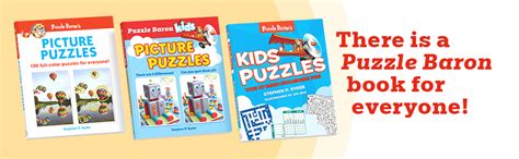 Puzzle Baron's Kids' Puzzles: Baron, Puzzle: 9781465464842: Books - Amazon.ca