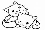 Coloring Kucing  Colette Cockrel sketch template
