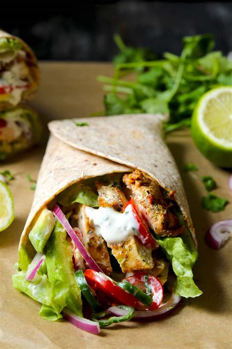 Spicy Chicken Wraps - The Last Food Blog