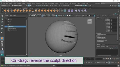 Sculpting in Maya 2022 | Basic Autodesk Maya - YouTube