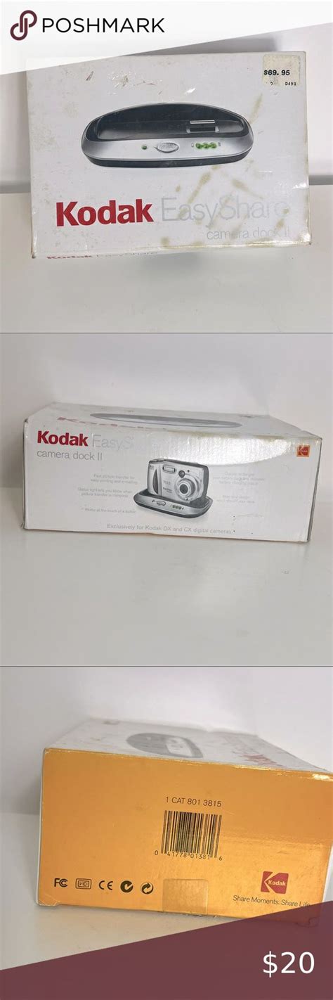 Kodak EasyShare Camera Dock II Preowned in box Dock See Pics | Kodak easyshare, Kodak, Camera