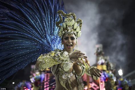 Rio carnival dancers sparkle in greatest show on Earth | Daily Mail Online