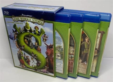 SHREK THE WHOLE Story Box Set (Bluray, Shrek 1-4, Mike Myers, OOP) Canadian £15.07 - PicClick UK