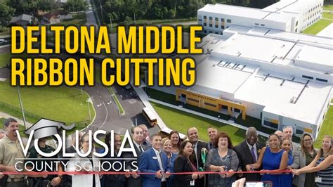 Volusia County Schools: Ribbon Cutting Ceremony for New Deltona Middle ...