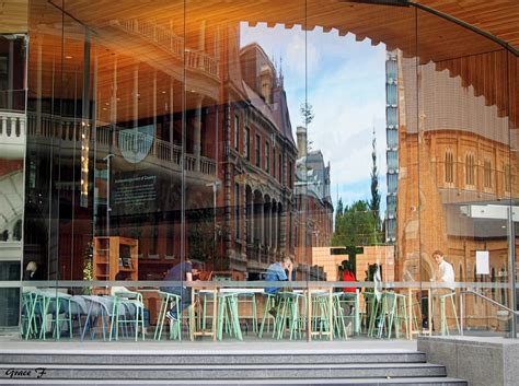 Perth Daily Photo : City of Perth Library.. reflections.