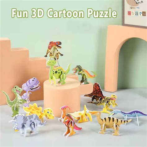 YOLOKE 25pcs Educational Puzzle Set - Colorful Airplane & Dinosaur ...