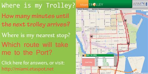 Get Trolley Information, Schedules, and Maps (With images) | Miami ...