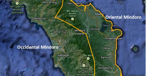 Oriental Mindoro Life and Leisure: Map of Mindoro