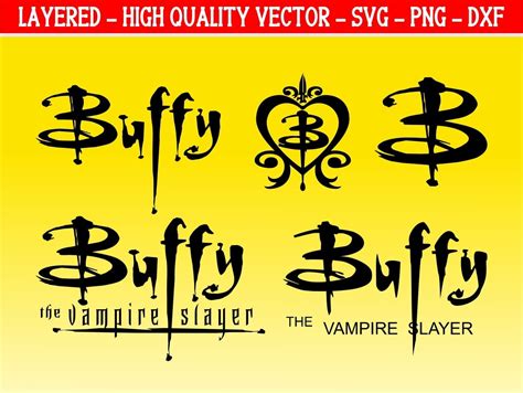 Buffy SVG The Vampire Slayer Logo Vector