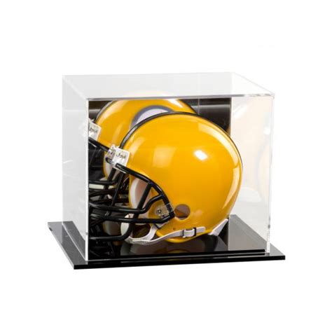 Acrylic Mini Football Helmet Display Case with Mirror Back ...