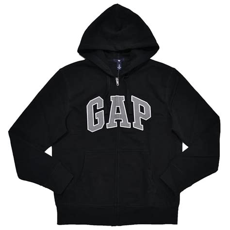 Gap Sweat à Capuche avec Fermeture à Glissière Et Logo en Molleton pour Hommes: Amazon.fr ...