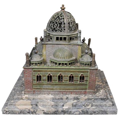 French Bronze Casting of Islamic Mosque, Islam Art Statue, 1900 at 1stdibs