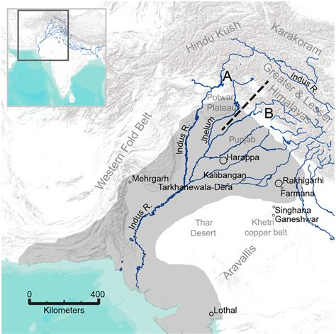 Map of the Indus Civilization culture area with locations mentioned in... | Download Scientific ...