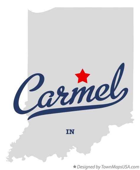 Map of Carmel, IN, Indiana