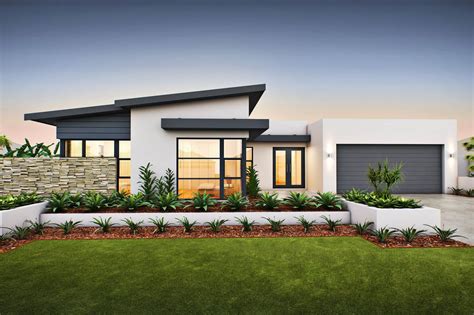 8 Images Skillion Roof Home Designs Perth And Description - Alqu Blog