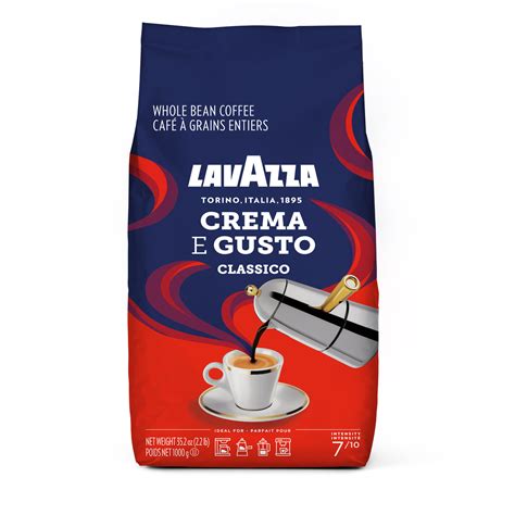 Lavazza Crema e Gusto Whole Bean Coffee Dark Roast – Italy Best Coffee