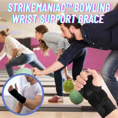 StrikeManiac Bowling Wrist Support Brace | Wizzgoo.com