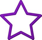 Purple Star Border Frame PNG Clip Art | Gallery Yopriceville - High-Quality Free Images and ...