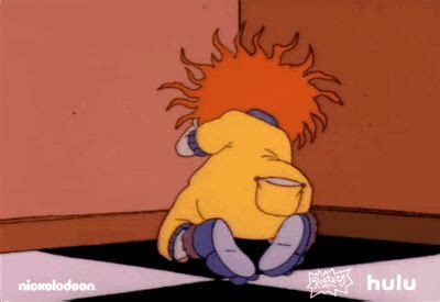 New trendy GIF/ Giphy. tv scared nickelodeon hulu rugrats chuckie ...