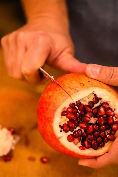 How to Peel a Pomegranate - Chef Tariq - Food Blog