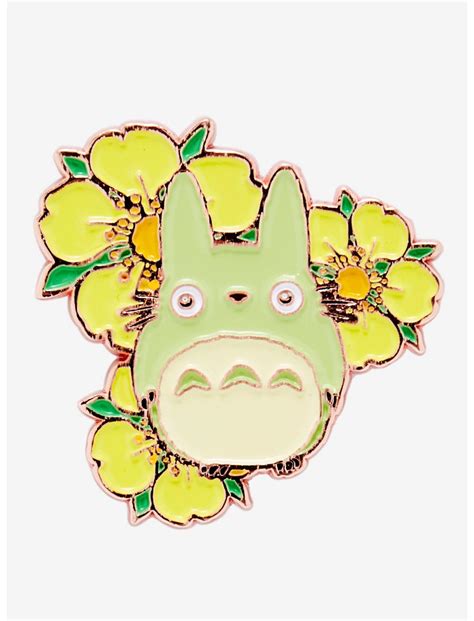 Studio Ghibli My Neighbor Totoro Floral Totoro Enamel Pin - BoxLunch Exclusive | BoxLunch