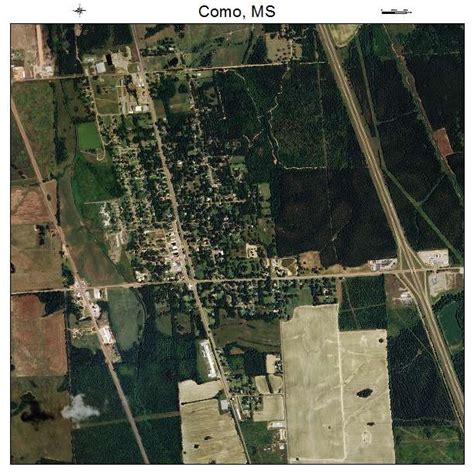 Aerial Photography Map of Como, MS Mississippi