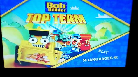 Bob the Builder top team DVD menu - YouTube