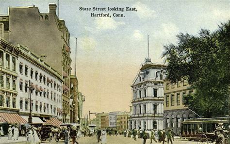 State Street in 1914 in Hartford, Connecticut image - Free stock photo ...