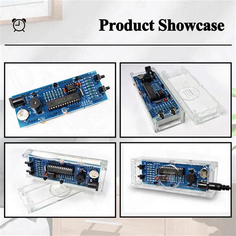 DS1302 DIY Digital Clock Kit With Date, Week, Temperature, And Alarm ...