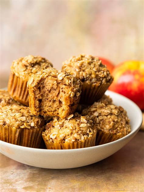 Applesauce Muffins - Easy Applesauce Oatmeal Muffins