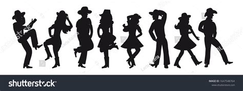 Country Line Dancing: Over 594 Royalty-Free Licensable Stock Vectors ...