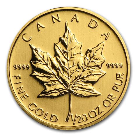 1/20 Maple Leaf Gold Coin