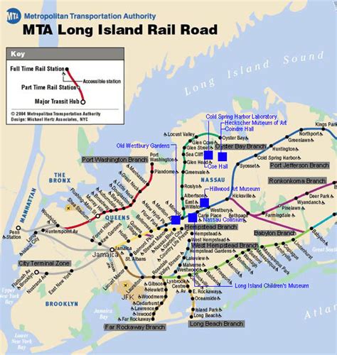 City of New York : New York Map | MTA Long Island Rail Road Route Map