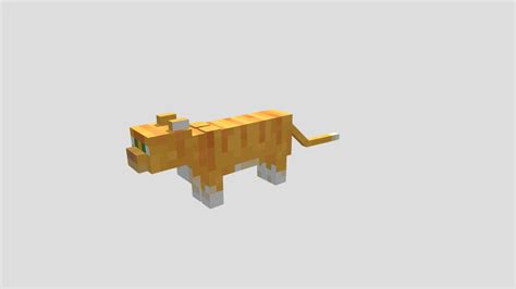 minecraft red cat - Download Free 3D model by JohnElkes [7e0813c ...