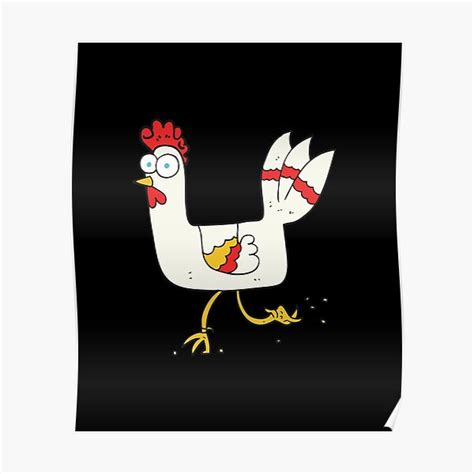 "Running Chicken Meme" Poster for Sale by EmiliaArt09 | Redbubble