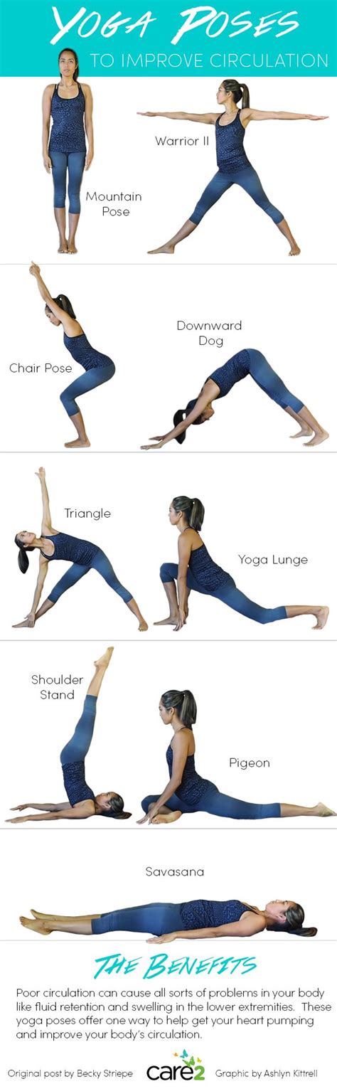 Yoga Poses to Improve Circulation | Yoga postures, Yoga benefits, Exercise