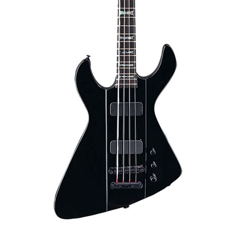 Dean Demonator 4 Bass Guitar, Classic Black at Gear4music.com