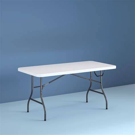 Cosco 6 Foot Centerfold Folding Table, White - Walmart.com - Walmart.com